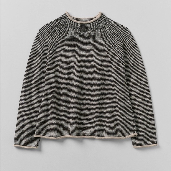 Toast Sweaters - TOAST cotton and linen rollneck sweater